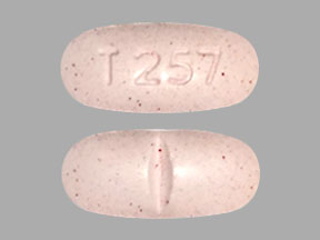 Acetaminophen and hydrocodone bitartrate 325 mg / 5 mg T 257