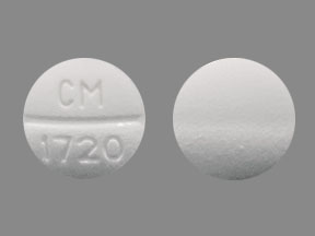 Pill CM 1720 White Round is Sodium Bicarbonate