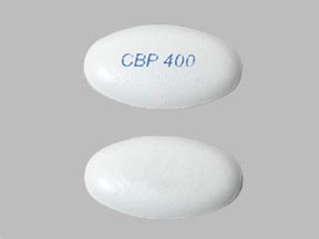 Pill CBP 400 White Oval is Spectracef