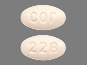 Pill Imprint cor 228 (Molindone Hydrochloride 5 mg)