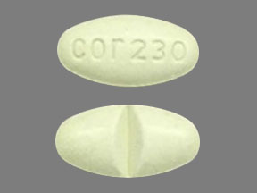 Pill cor 230 is Molindone Hydrochloride 25 mg