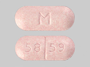 La píldora M 58 59 es Metaxalona 800 mg