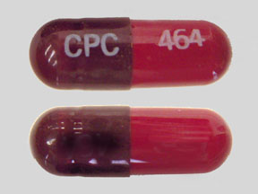 Pill CPC 464 Red Capsule-shape is Ferotrin