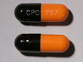 Pill CPC 737 Orange Capsule/Oblong is V-C Forte