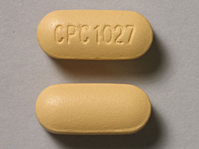 Pill CPC 1027 Yellow Elliptical/Oval is B-Plex Plus
