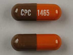 Pill CPC 1465 Brown Capsule/Oblong is Poly-iron 150