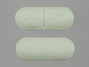 Capmist DM dextromethorphan 30 mg / guaifenesin 400 mg / pseudoephedrine 30 mg CAP DM