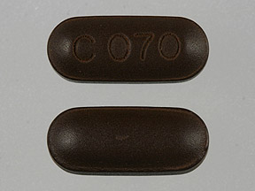 Pill C 070 Red Capsule-shape is PhenazoForte Plus