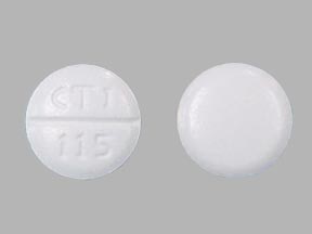 Pill CTI 115 White Round is Glimepiride