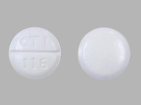 Pill CTI 116 White Round is Glimepiride