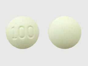 Pill 100 Yellow Round is Meloxicam