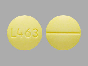 Pill L463 Yellow Round is Chlorpheniramine Maleate