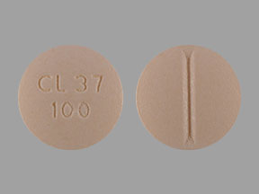 Labetalol hydrochloride 100 mg CL 37 100