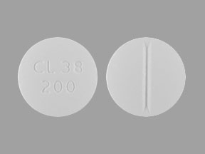 Labetalol hydrochloride 200 mg CL 38 200