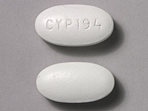 Pill CYP 194 White Oval is Prenatal AD