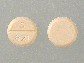 Pill S 821 Peach Round is Hydrochlorothiazide