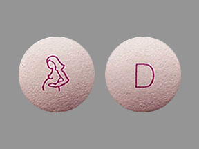 Pill D Logo Pink Round is Bonjesta