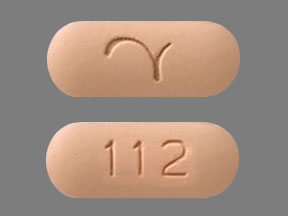 Pill 112 Logo Beige Capsule-shape is Moxifloxacin Hydrochloride