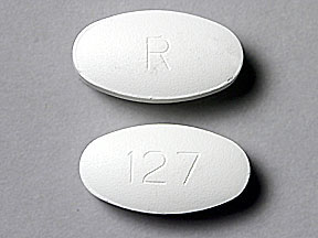 Pill R 127 White Oval is Ciprofloxacin Hydrochloride