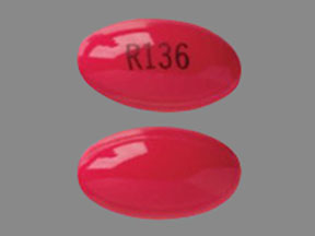 Pill R136 Pink Capsule/Oblong is Zenatane