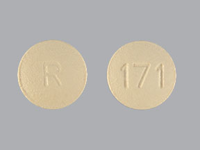 Pill R 171 Beige Round is Finasteride