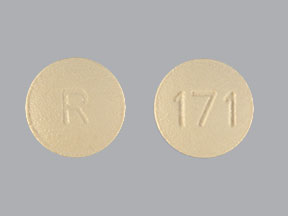 Pill R 171 Beige Round is Finasteride