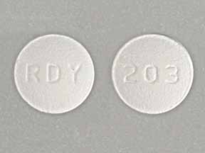 Pill RDY 203 White Round is Risperidone