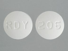 Pill RDY 206 White Round is Risperidone