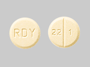 Pill RDY 22 1 Yellow Round is Lamotrigine