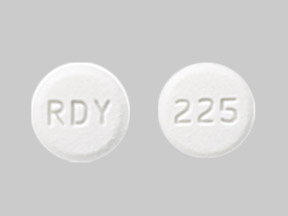 Pill RDY 225 White Round is Lamotrigine (Chewable, Dispersible)