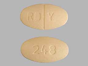 Pill RDY 248 Beige Oval is Levetiracetam