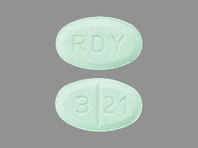 Pill RDY 3 21 Green Elliptical/Oval is Glimepiride