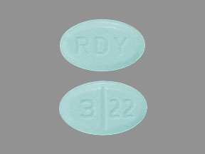 Pill RDY 3 22 Blue Oval is Glimepiride