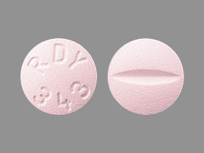 Pill RDY 343 Pink Round is Citalopram Hydrobromide