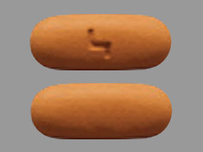 Pill 4 Orange Elliptical/Oval is Imatinib Mesylate