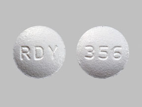 Pill RDY 356 White Round is Donepezil Hydrochloride