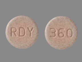 Pill RDY 360 Red Round is Desloratadine (Orally Disintegrating)