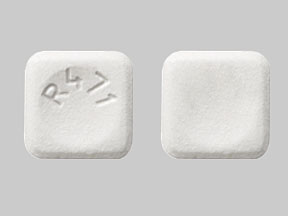 Pill R 471 White Four-sided is Risperidone (Orally Disintegrating)