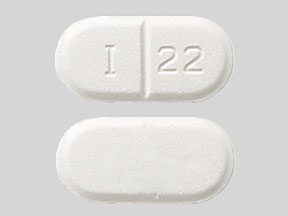 Pill I 22 White Elliptical/Oval is Glycopyrrolate