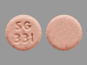 Pill SG 331 Pink Round is Aripiprazole (Orally Disintegrating)