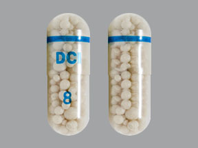 Pill DCI 8 is Pertzye amylase 30,250 USP units; lipase 8,000 USP units; protease 28,750 USP units