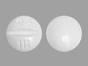 Pill e5 111 White Round is Phenobarbital