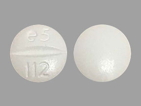 Pill e5 112 White Round is Phenobarbital