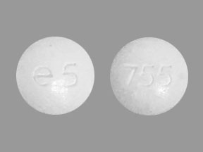 Pill 755 e5 White Round is Phenobarbital