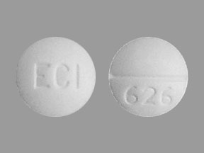Pill ECI 626 White Round is Phenobarbital