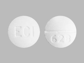Pill ECI 628 White Round is Phenobarbital