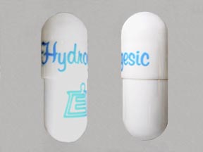 Pill Hydrogesic E White Capsule-shape is Hydrogesic