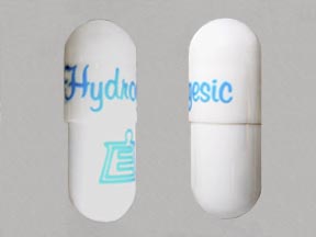 Pill Hydrogesic E White Capsule/Oblong is Hydrogesic