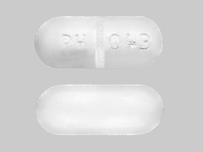 Pille PH 043 ist MucaphEd Guaifenesin 400 mg / Phenylephrinhydrochlorid 10 mg