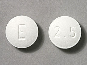 Pill E 2.5 White Round is Frovatriptan Succinate